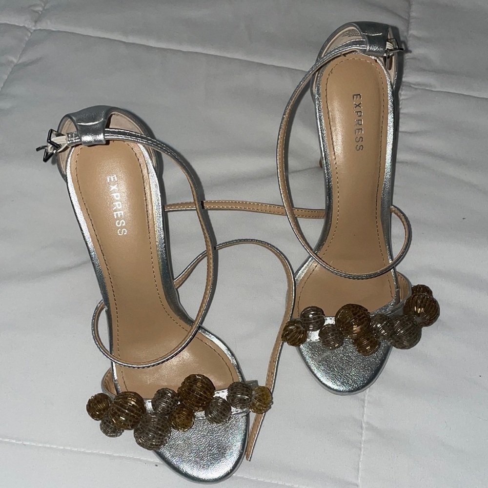 Silver heels